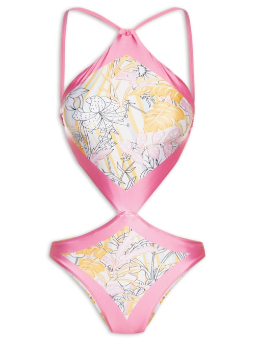 Maiô Engana Mamãe Estampado – Rosa