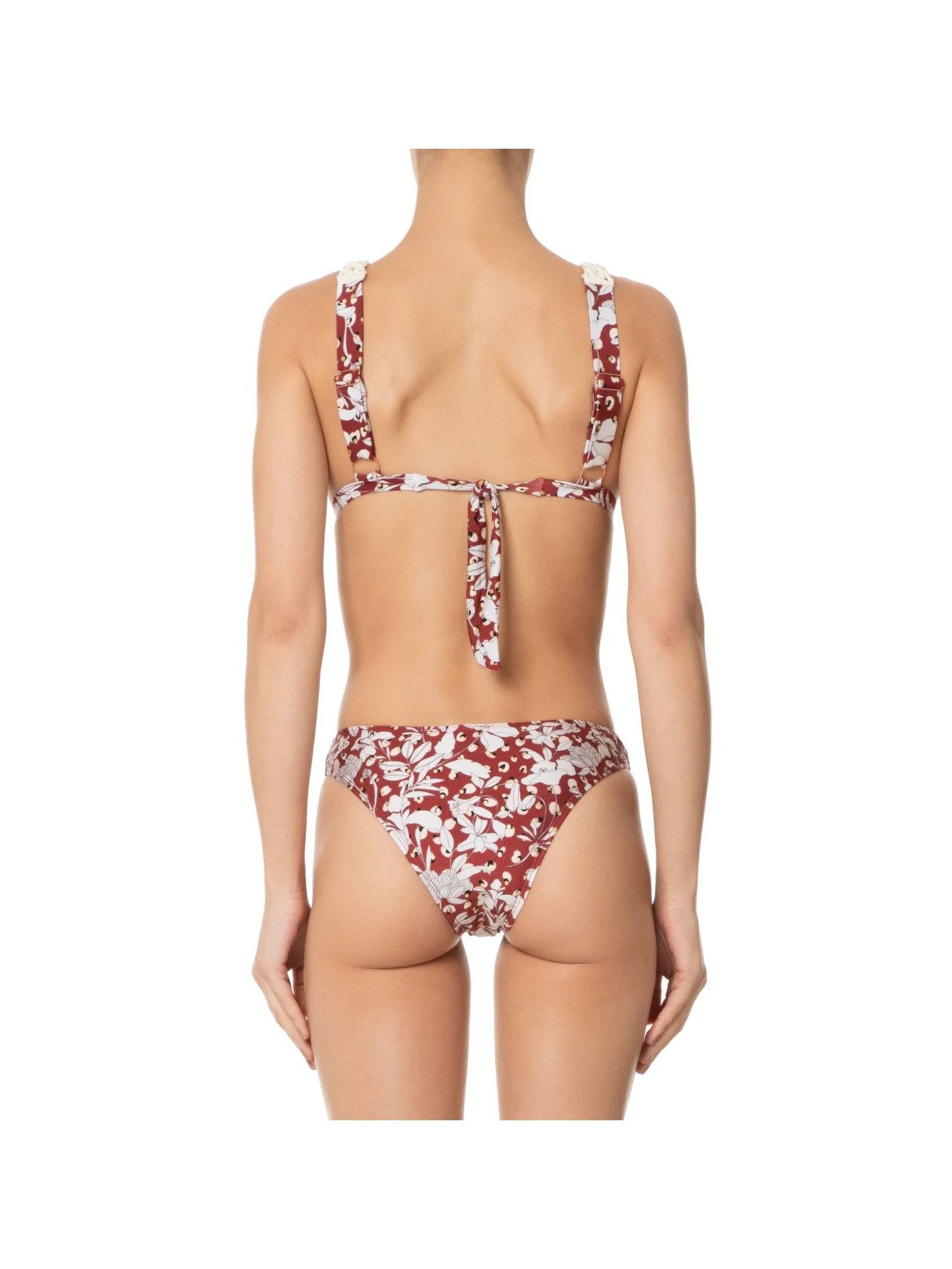 Maiô Engana Mamãe Floral Vermelho Mktbeach