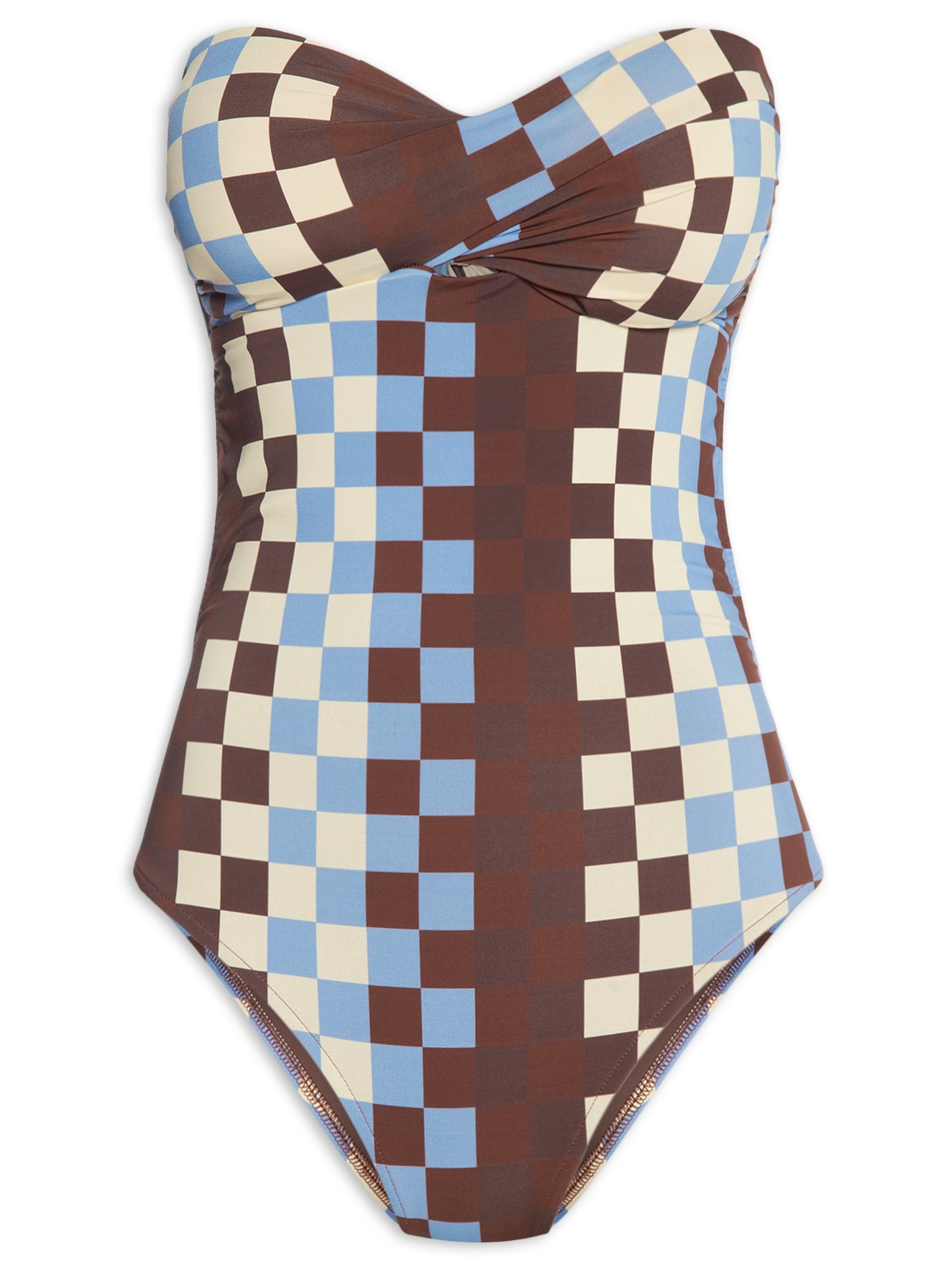 Maiô Estampa Harmonia Marrom Dress To