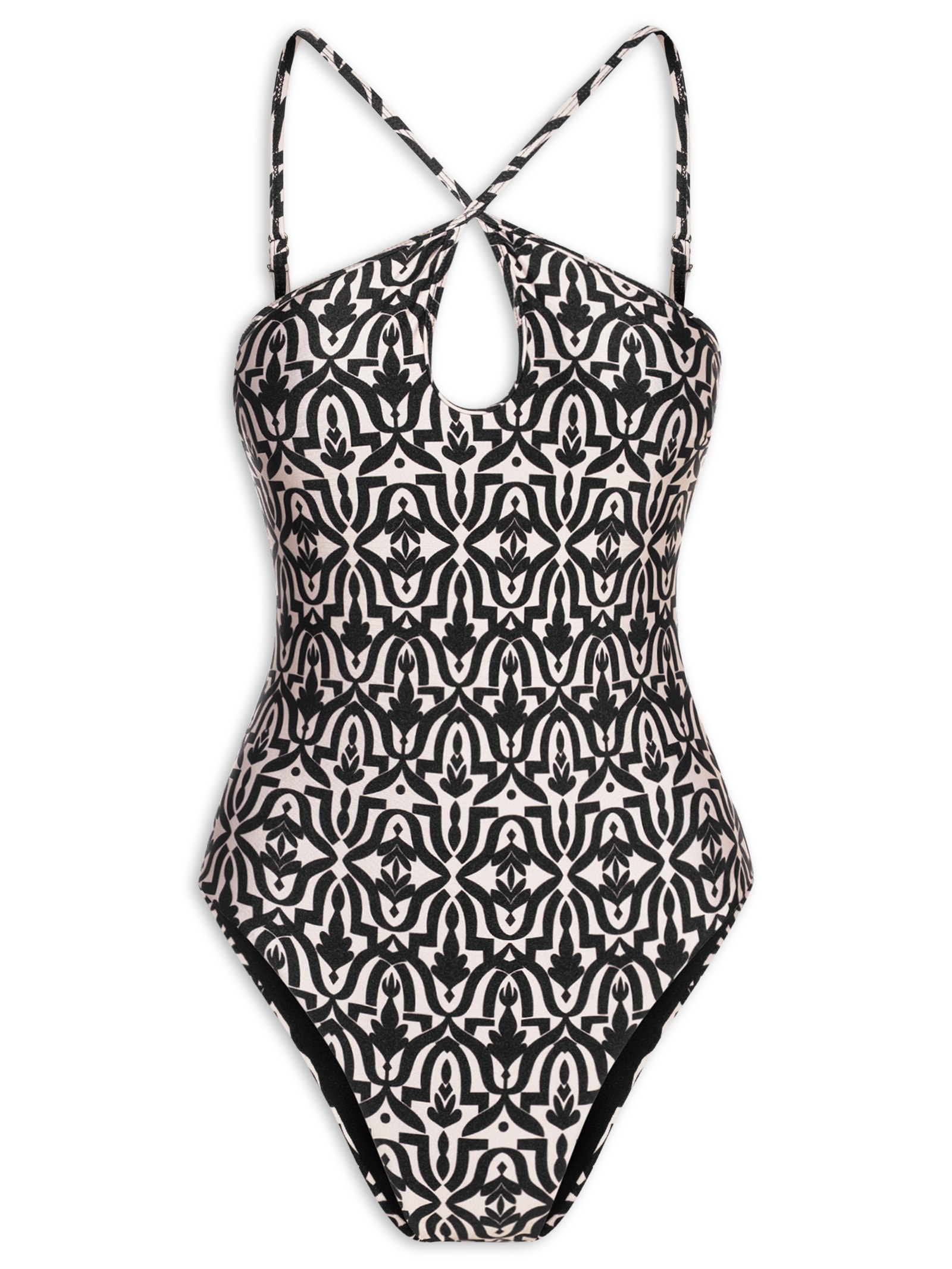 Maiô Estampado Preto Mktbeach