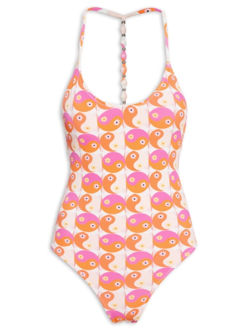 Maiô Estampado - Rosa