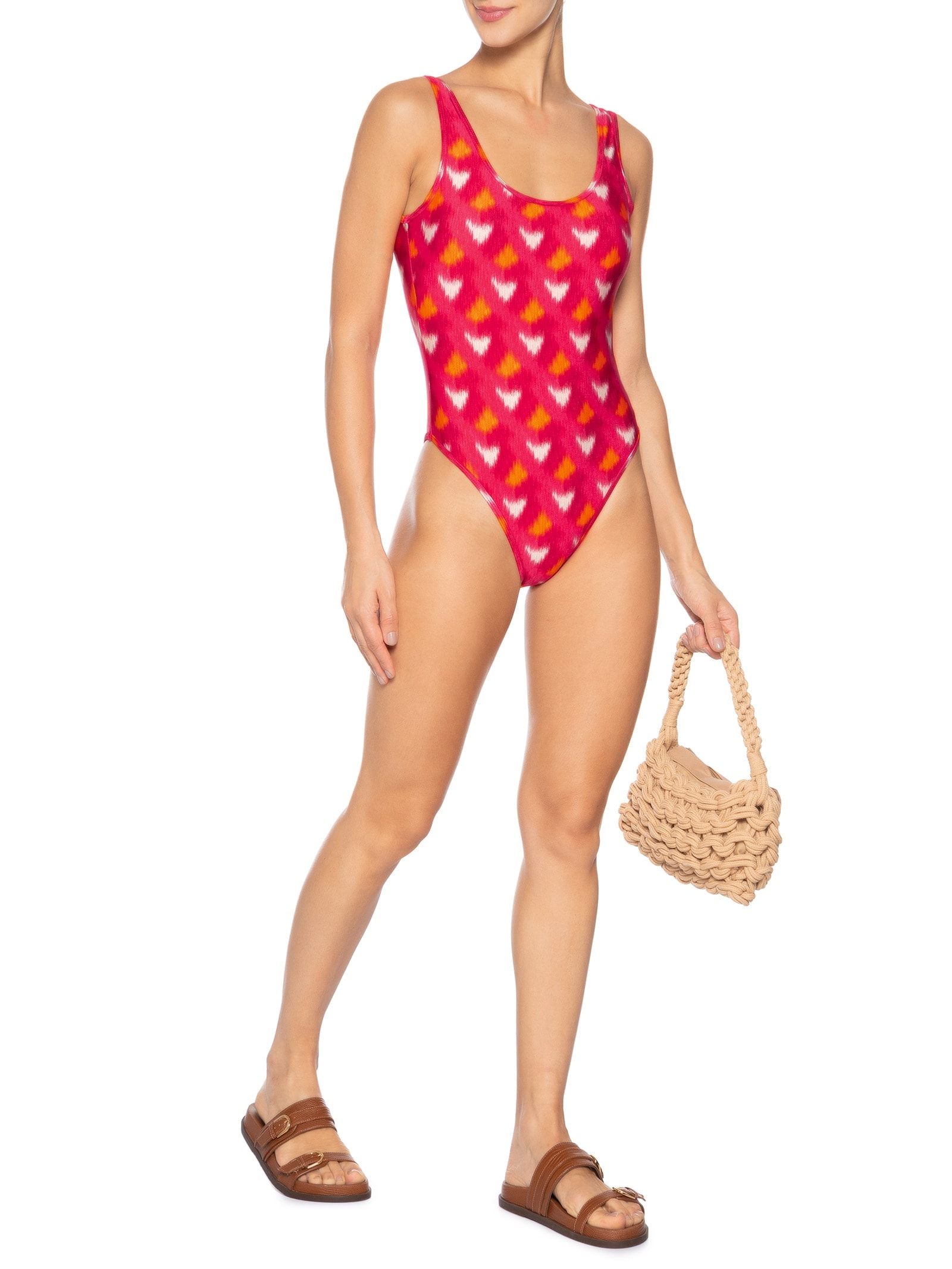 Maiô Estampado Rosa Mktbeach