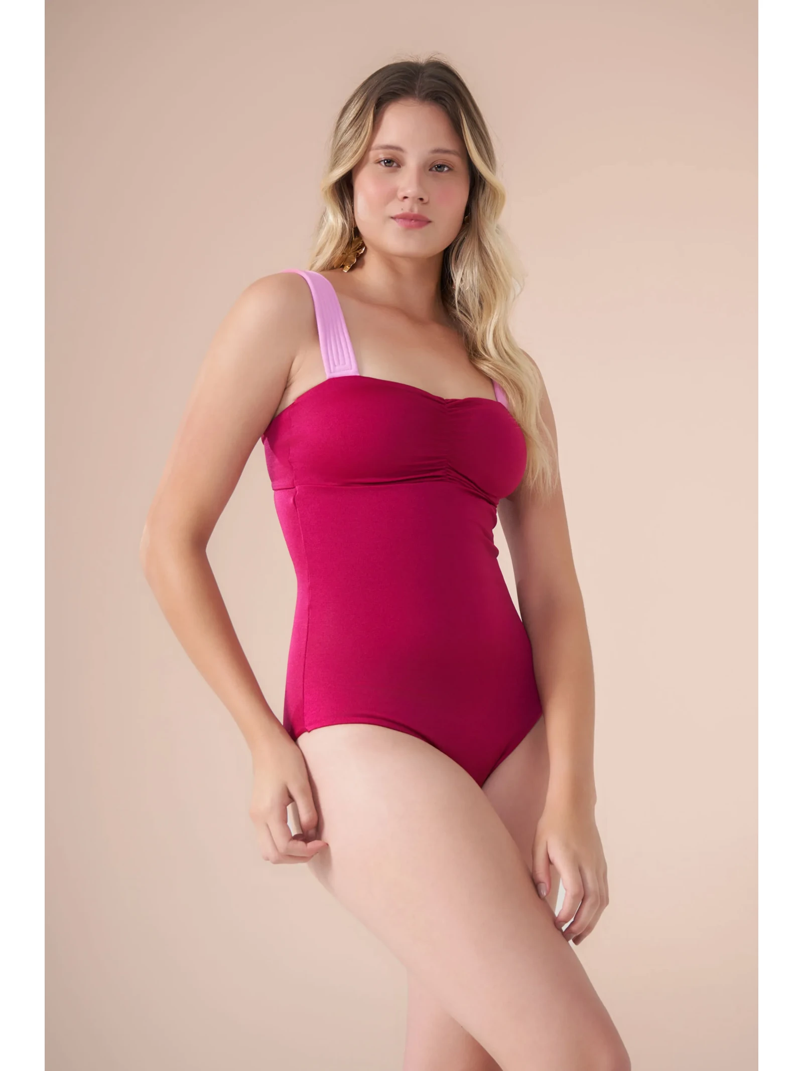 Maiô Falésias Fabi Cereja Suntime