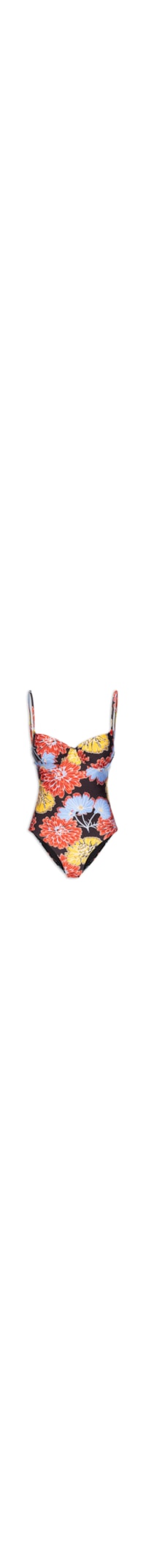Maiô Feminino Estampado - Preto