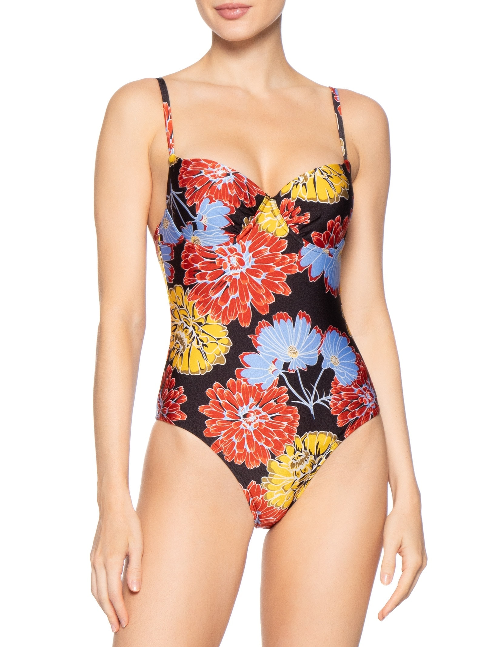 Maiô Feminino Estampado Preto Mktbeach