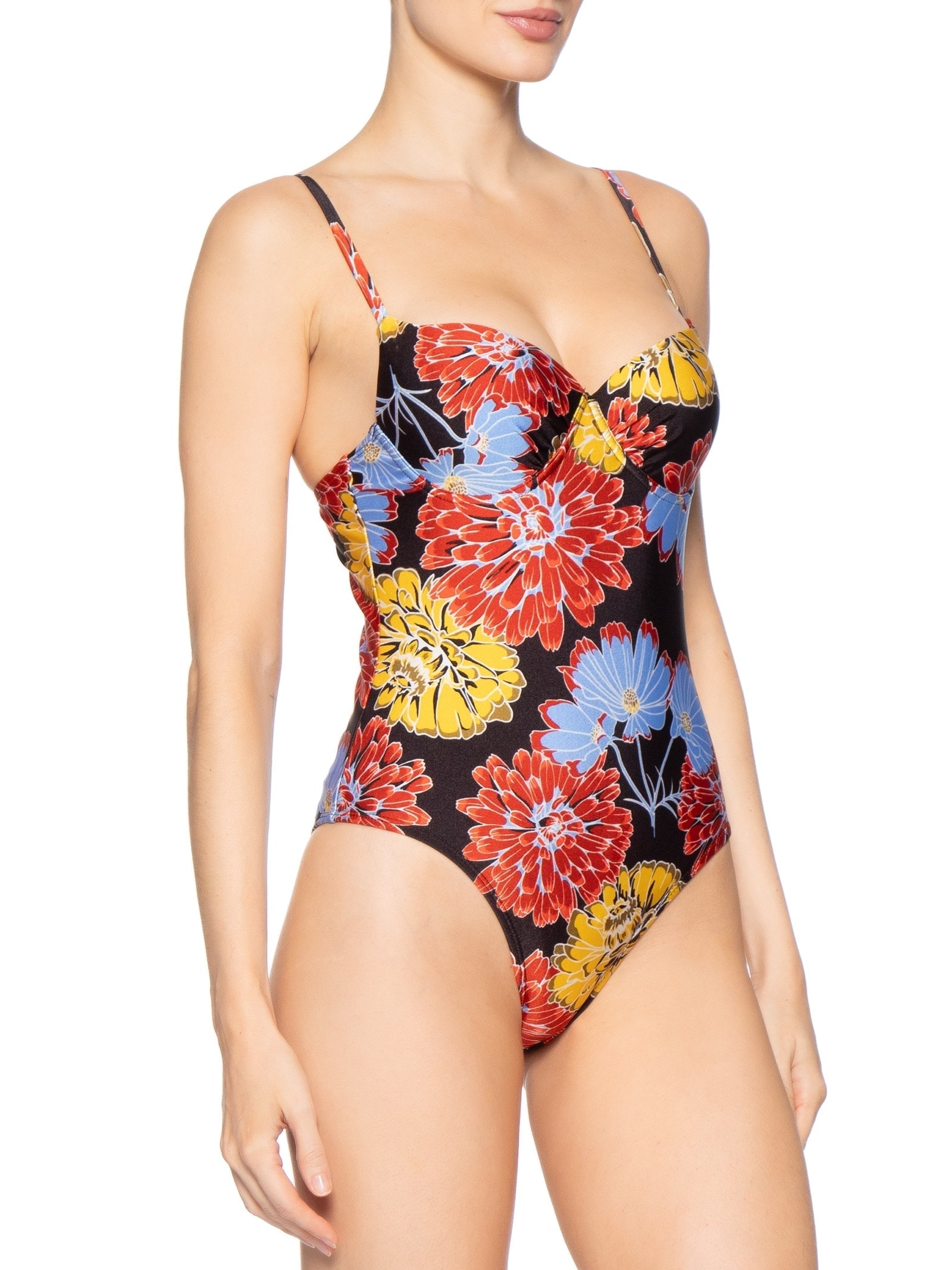 Maiô Feminino Estampado Preto Mktbeach