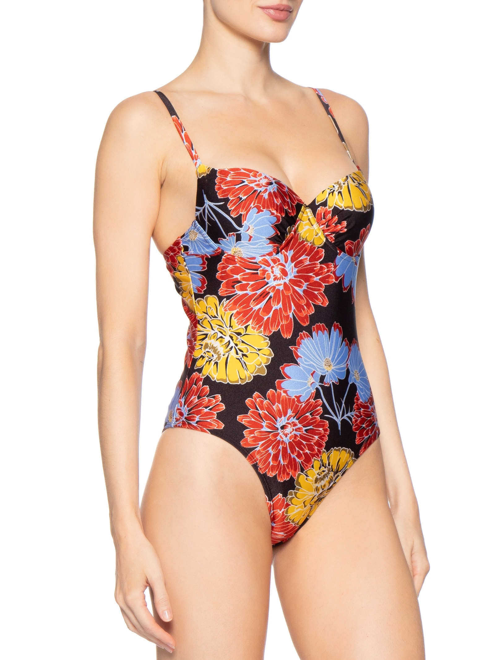 Maiô Feminino Estampado Preto Mktbeach