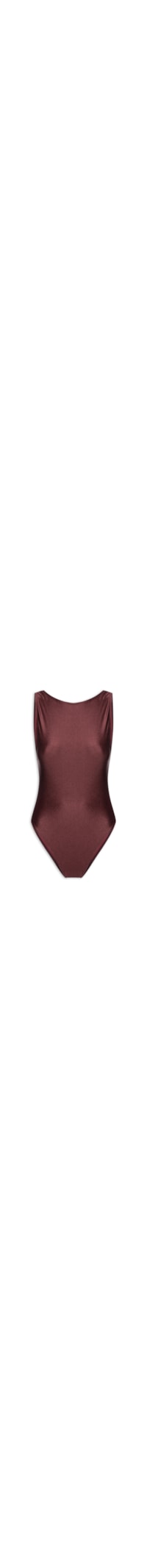 Maiô Feminino Regata Com Decote Costas - Vermelho