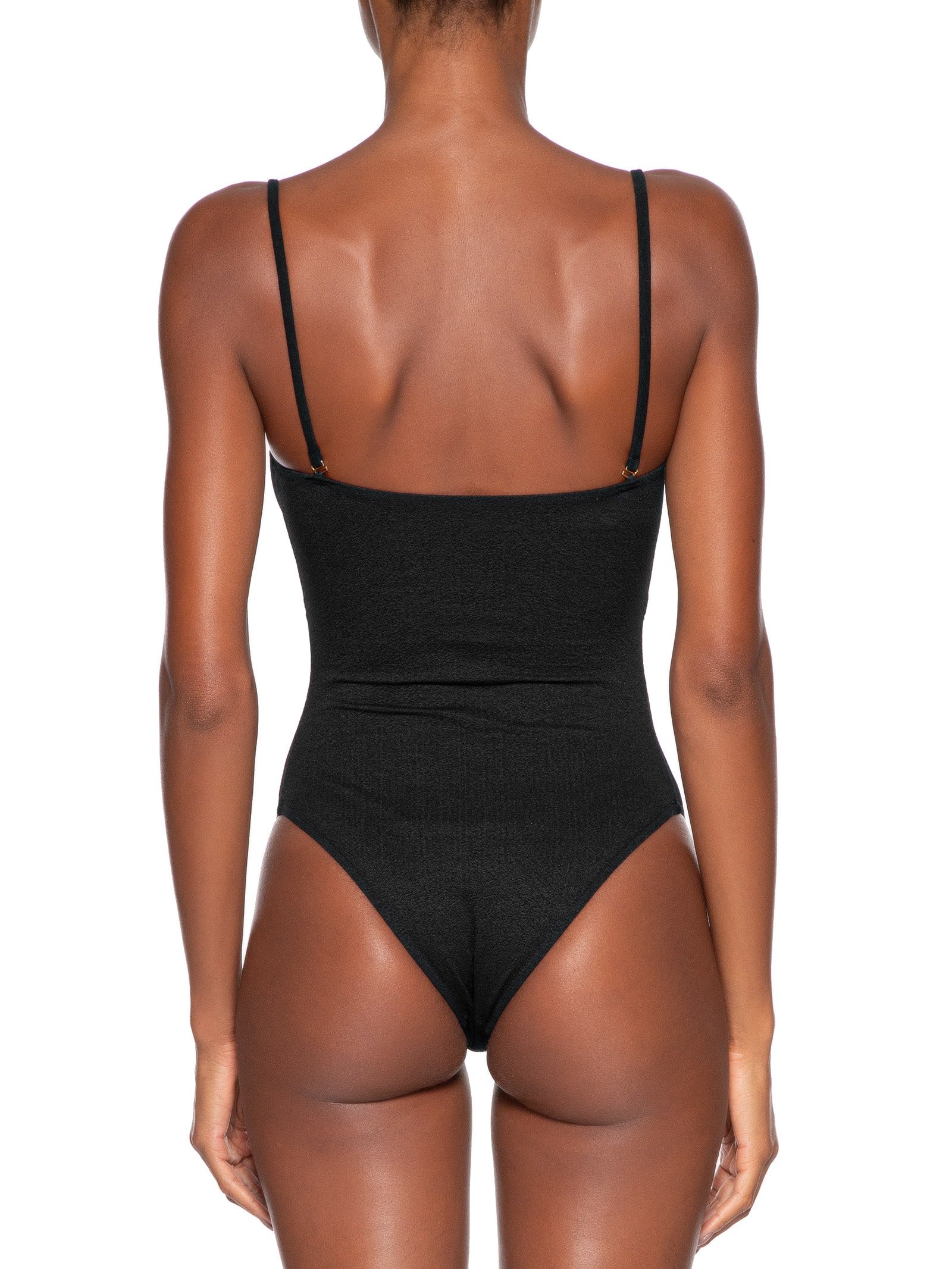 Maiô Fivela Surreal Preto Farm Praia