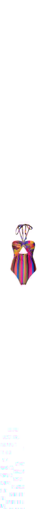 Maiô Floral Tropical - Rosa