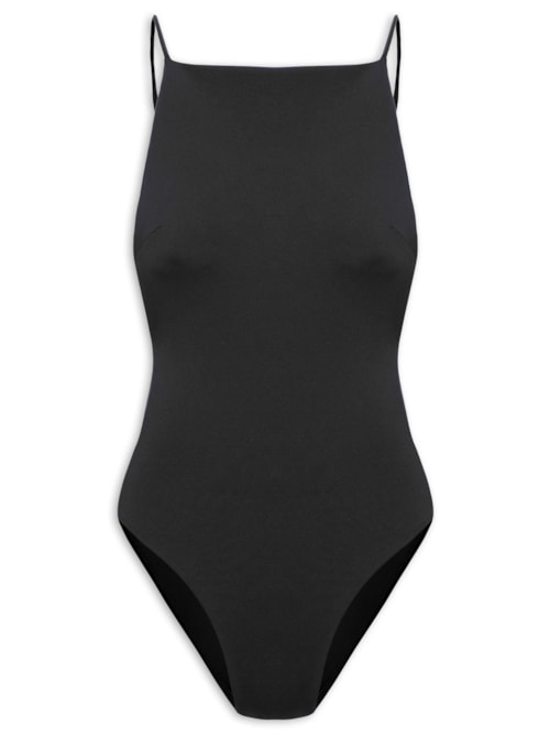 Maiô Folha 3D - Preto