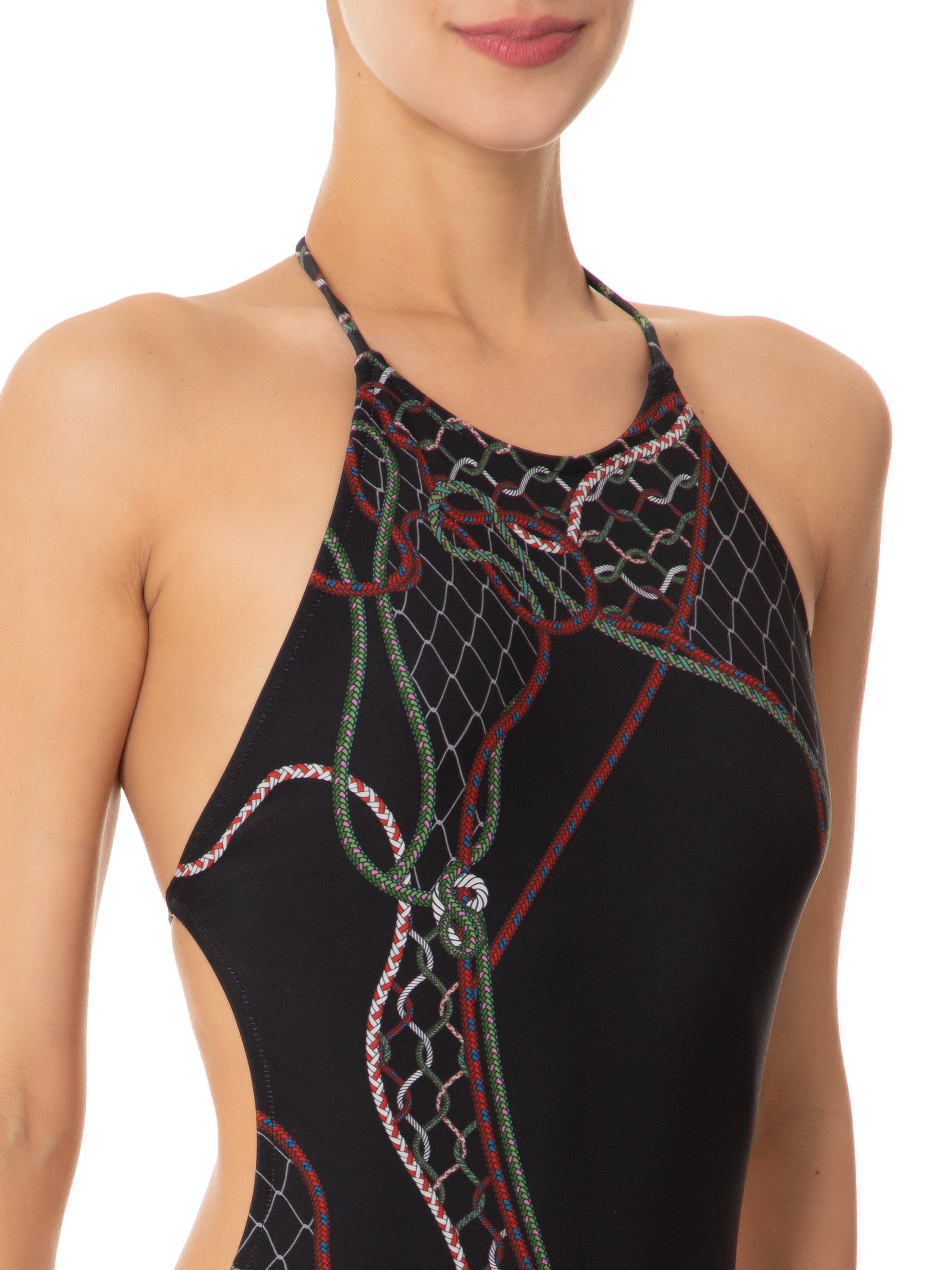 Maiô Frente Única Nós Preto Osklen