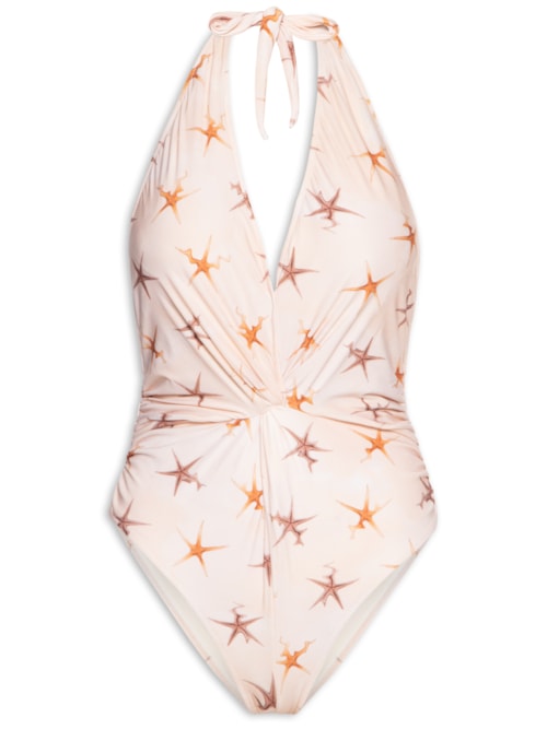 Maiô Frente Única Starfish Color – Rosa