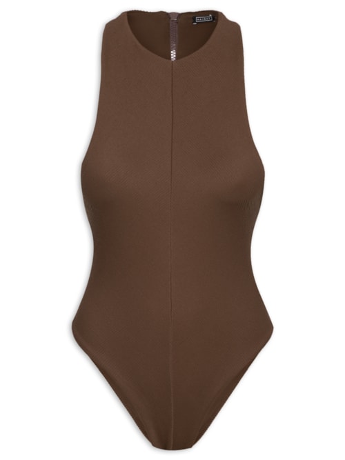 Maiô Helena Nervura – Marrom