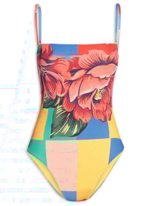 Maiô Inverno De Chita – Amarelo