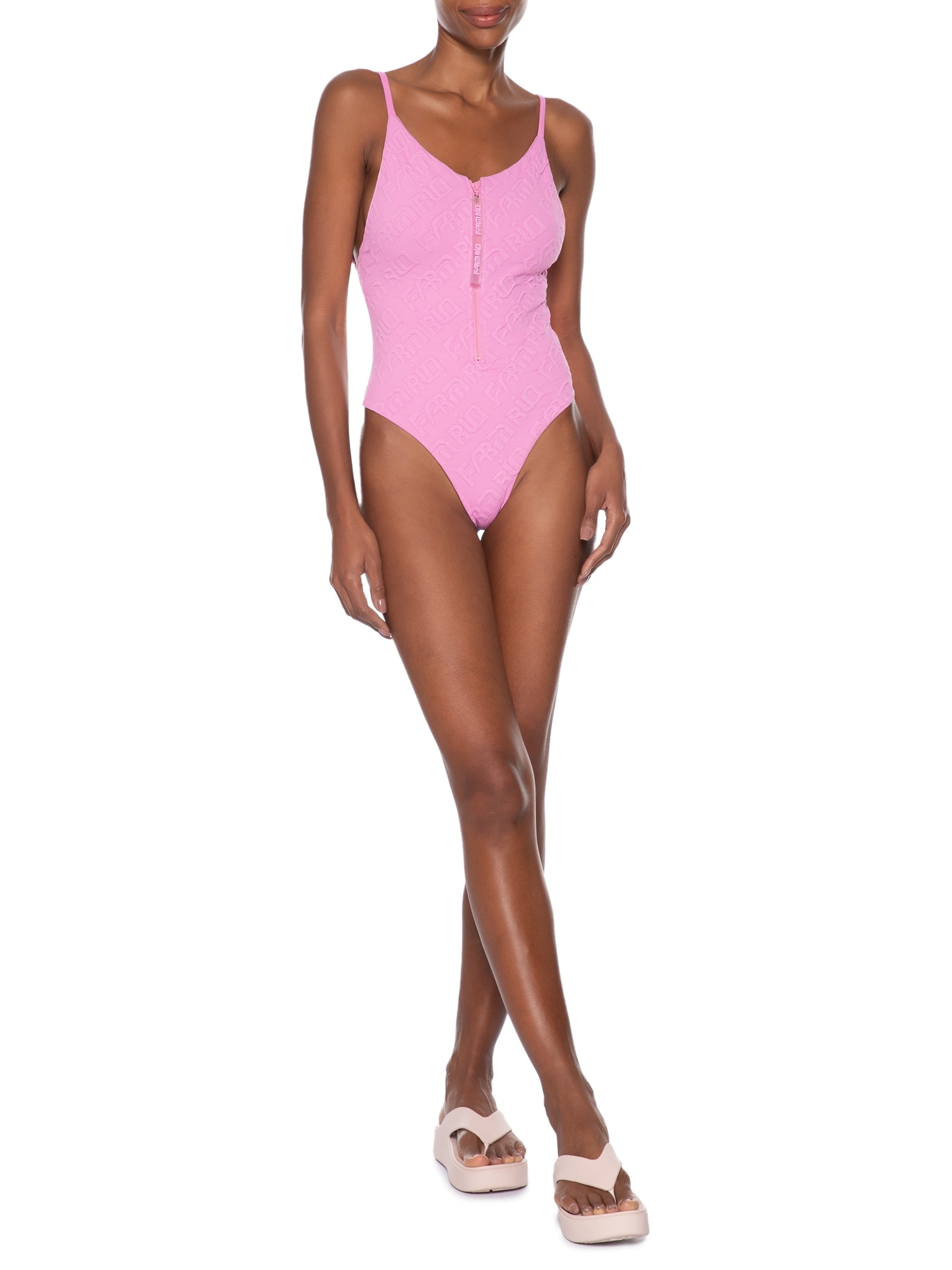 Maio Jacquard Rosa Farm Praia