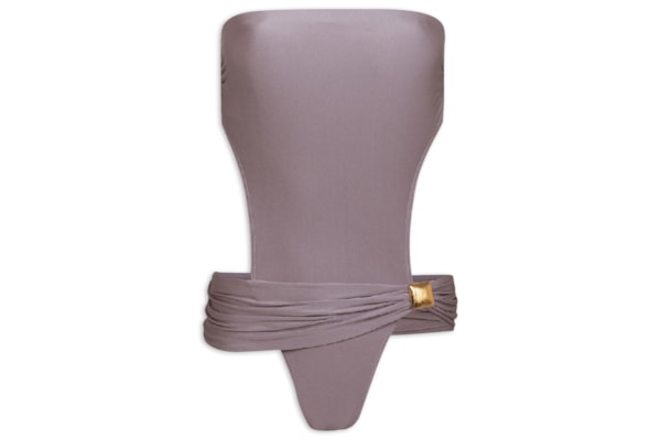 Maiô Kieza Scarlet BR - Cinza