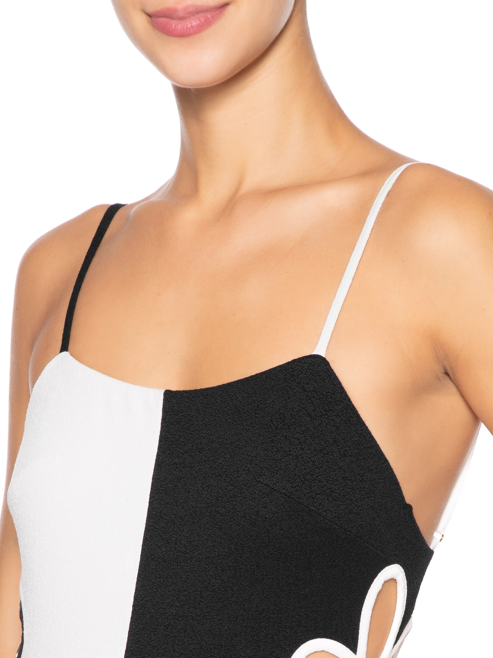 Maiô Liso Flor Preto Farm Praia