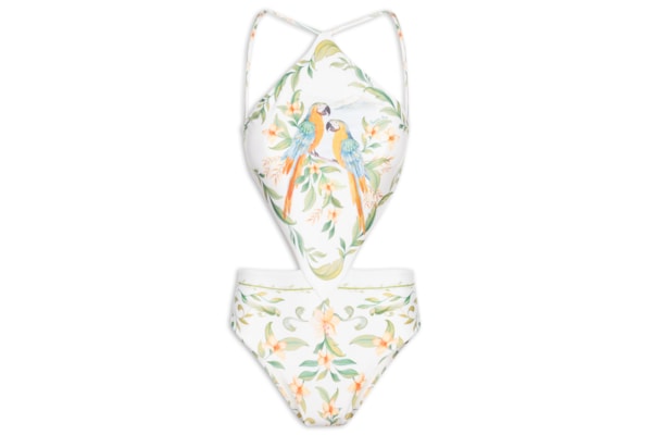 Maiô Localizado Lenço Brisa De Rio - Branco