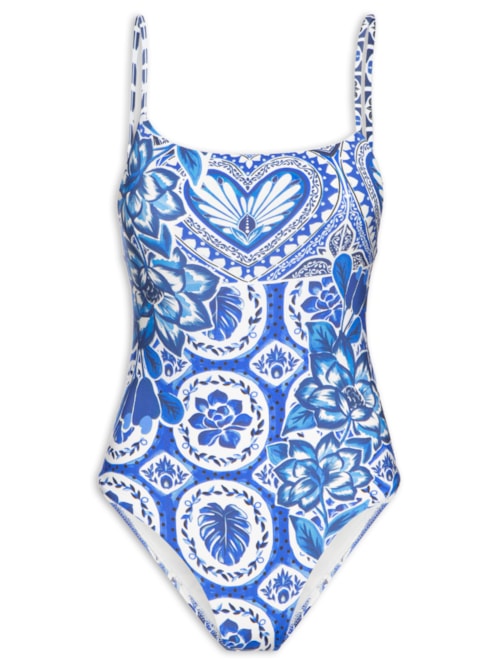 Maio Localizado Mania De Azulejo - Azul