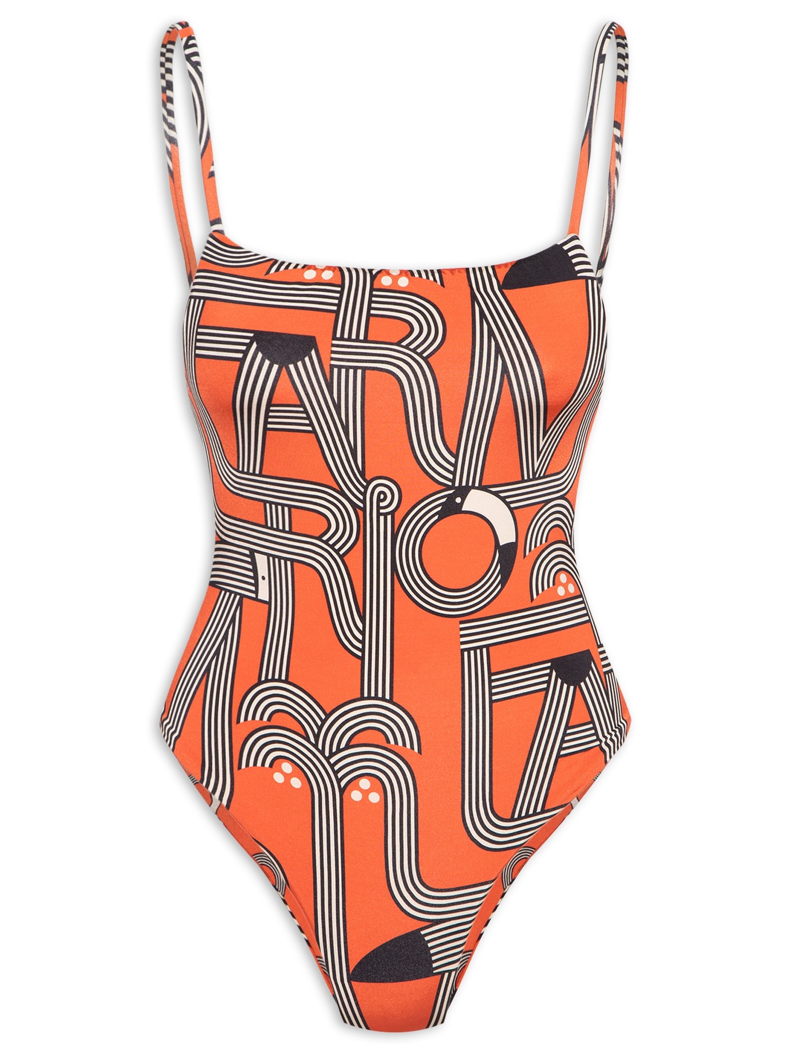 Maiô Logotipo Vermelho Farm Praia