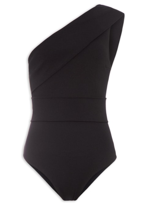 Maiô Maria Crepe - Preto