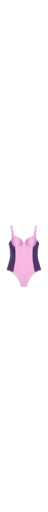 Maiô Meia Taça Plus Size - Rosa