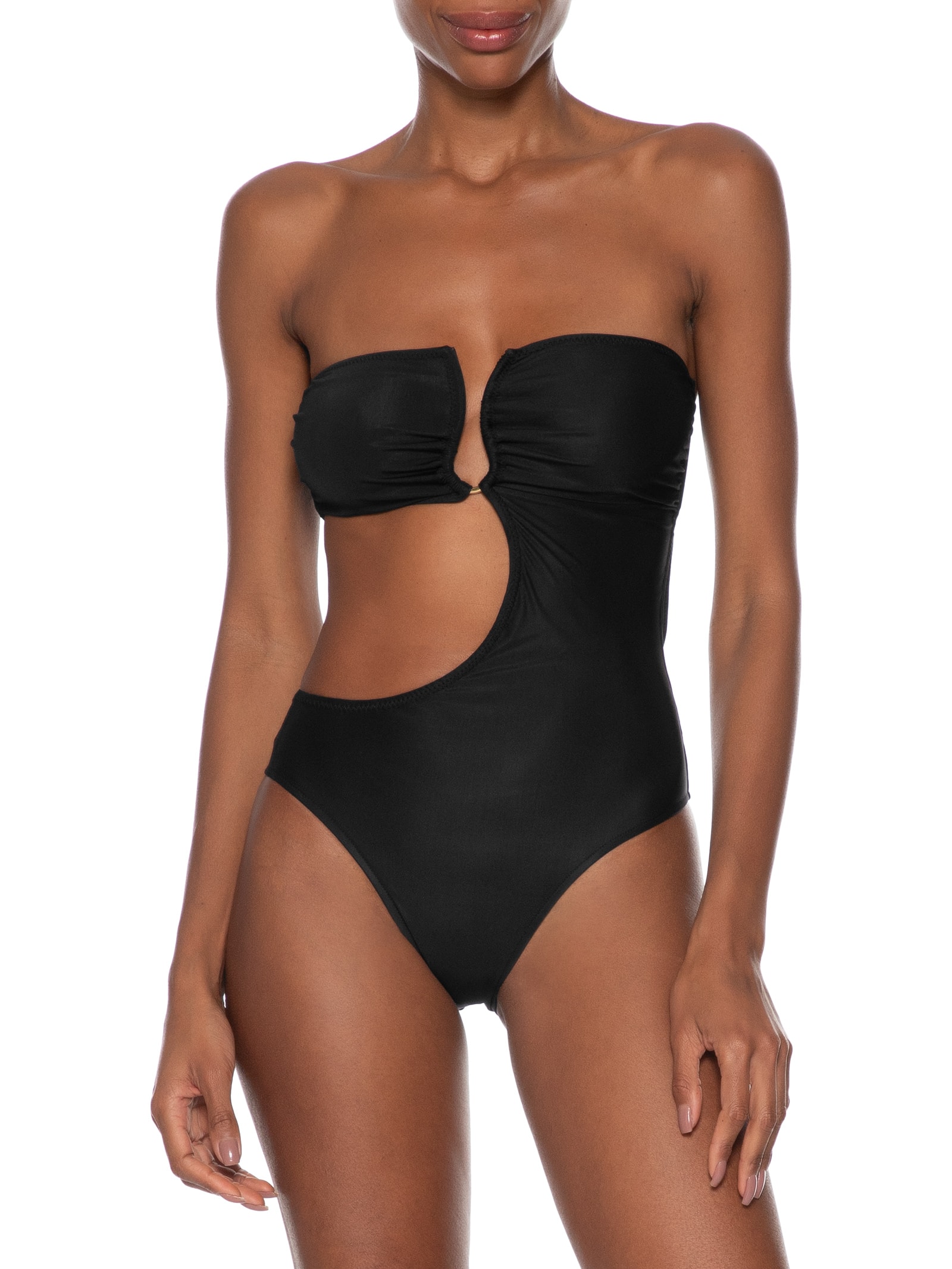 Maiô Metal Ouro Preto Animale Resort