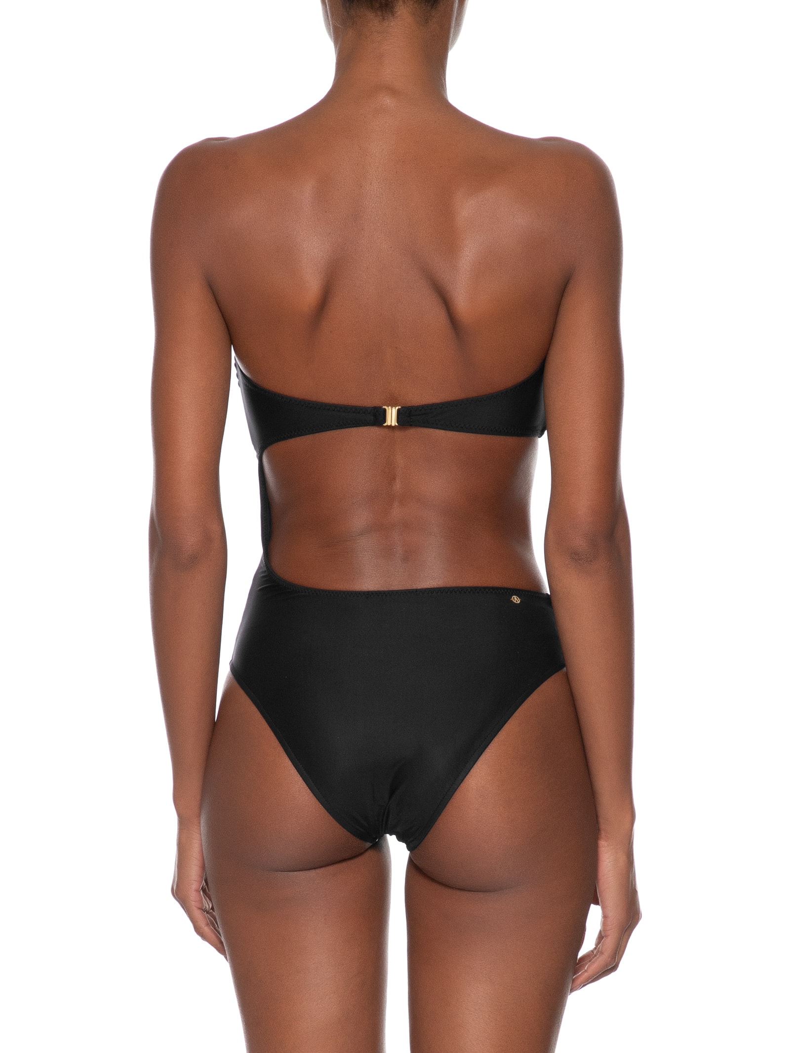 Maiô Metal Ouro Preto Animale Resort