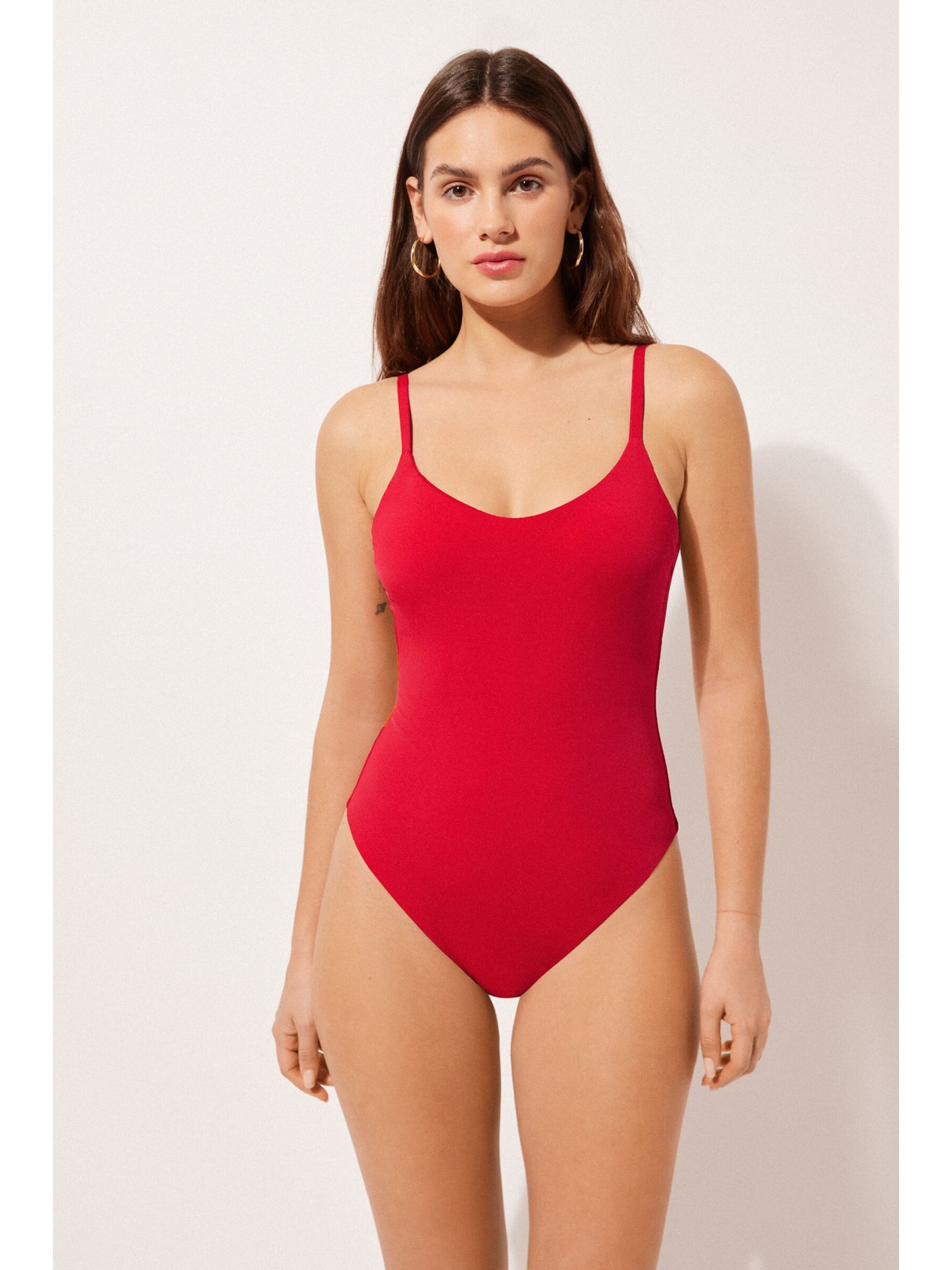 Maiô Modelador Indonésia Vermelho Calzedonia