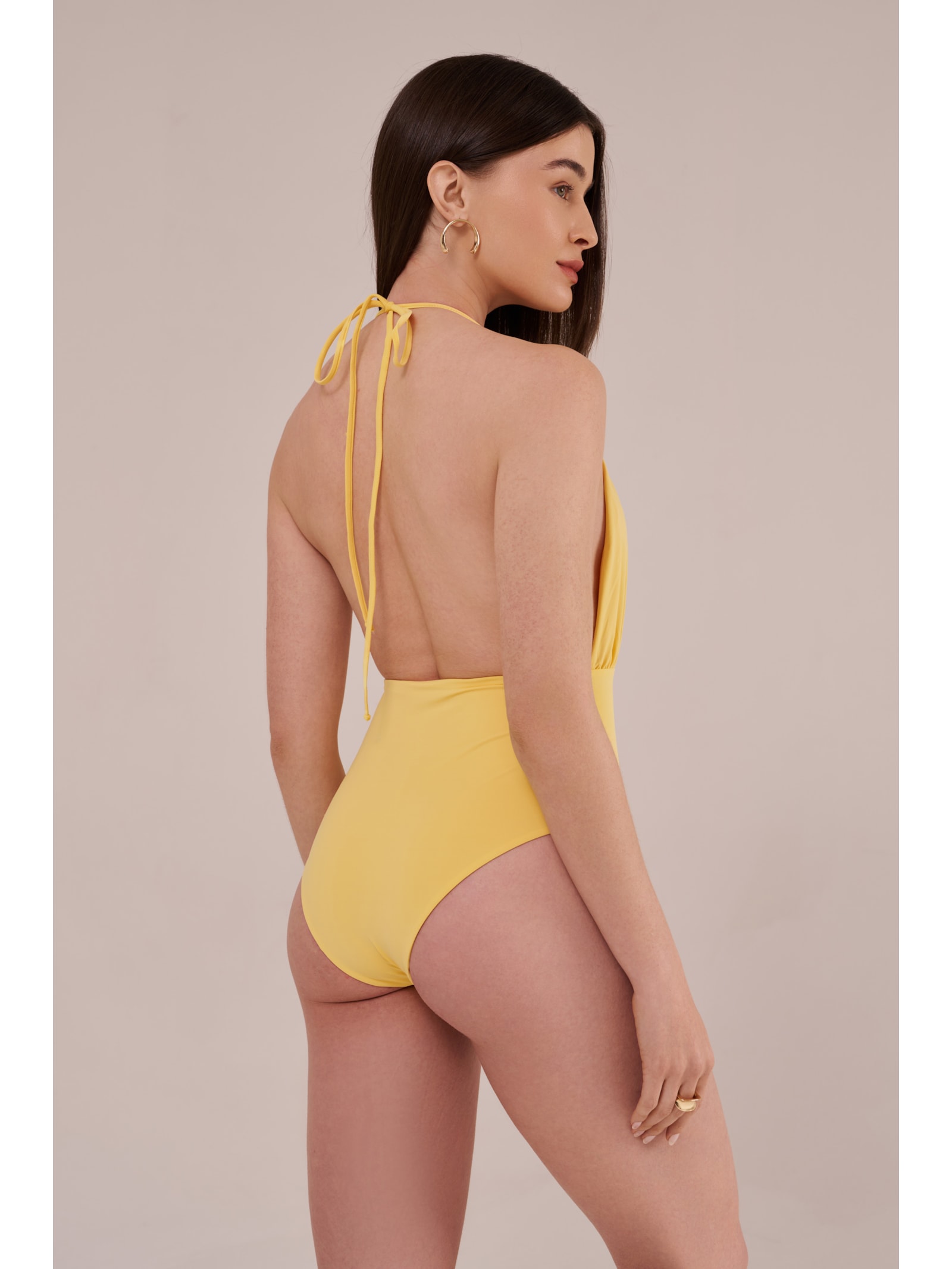 maiô nina amarelo sol Suntime