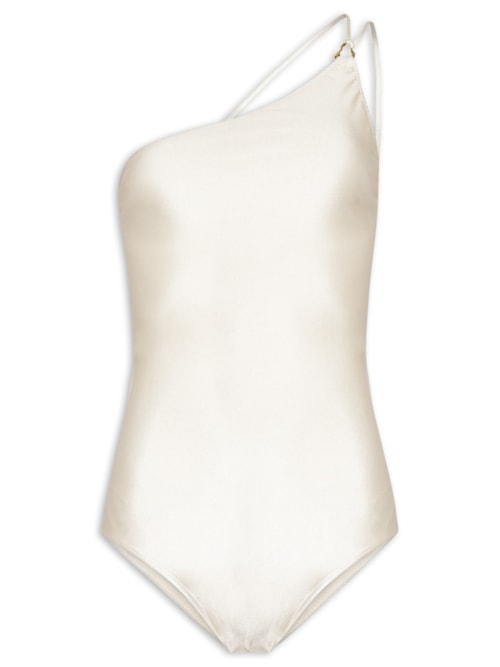 Maiô Ombro Único – Off White