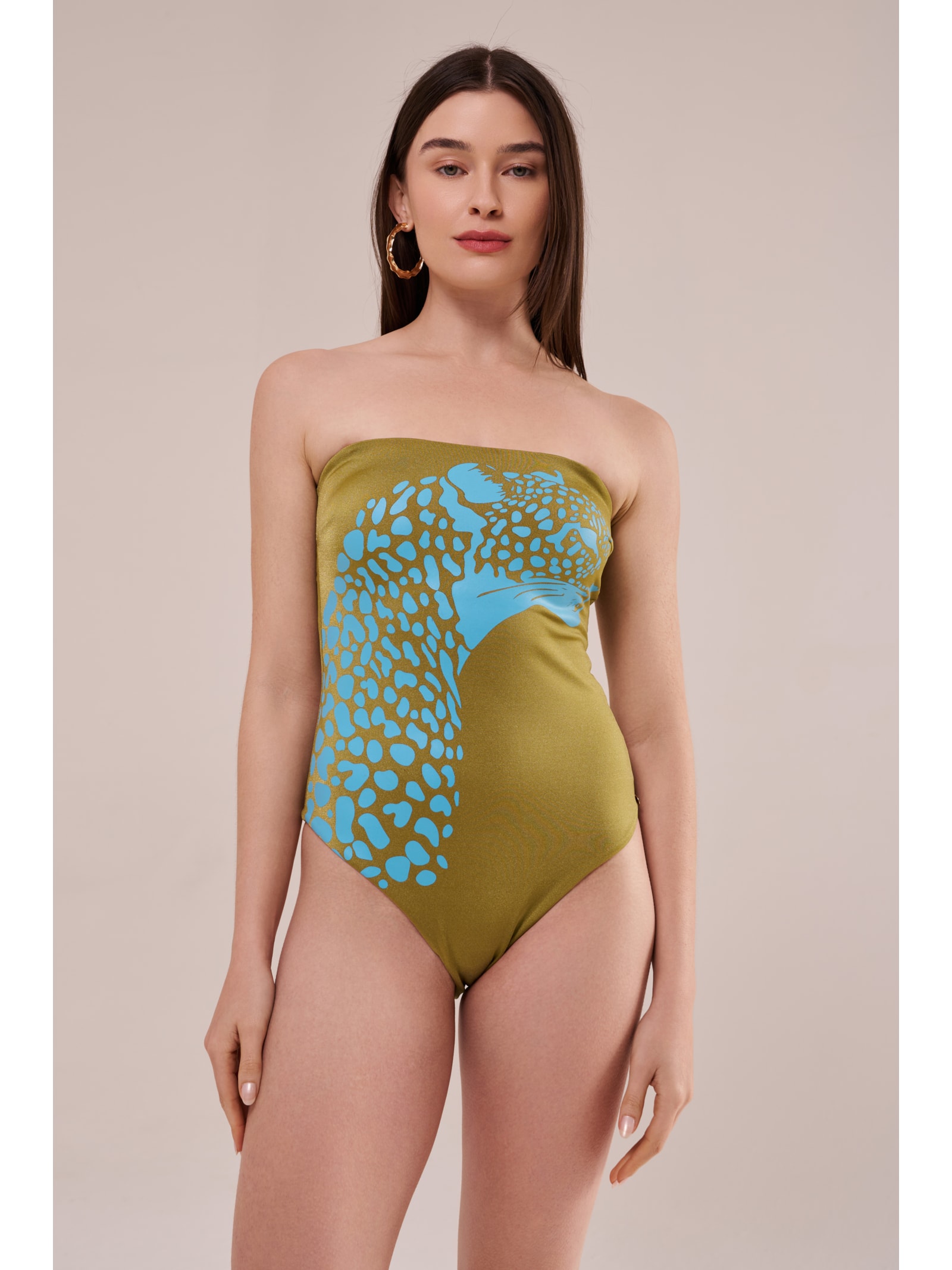 maiô onça pintada pistache Suntime