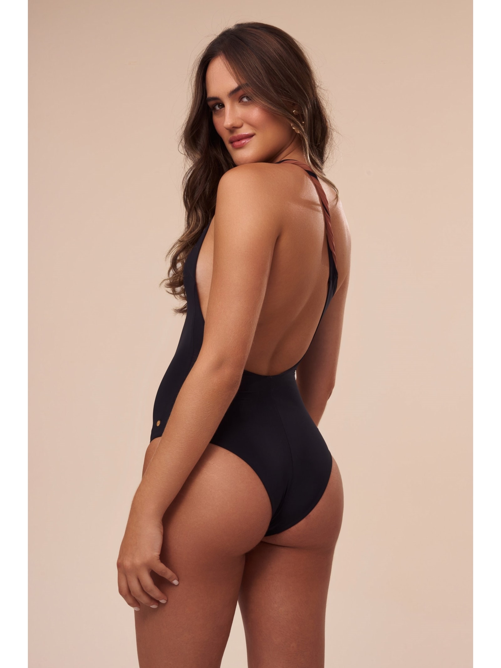 Maiô Pares Talita Preto Suntime