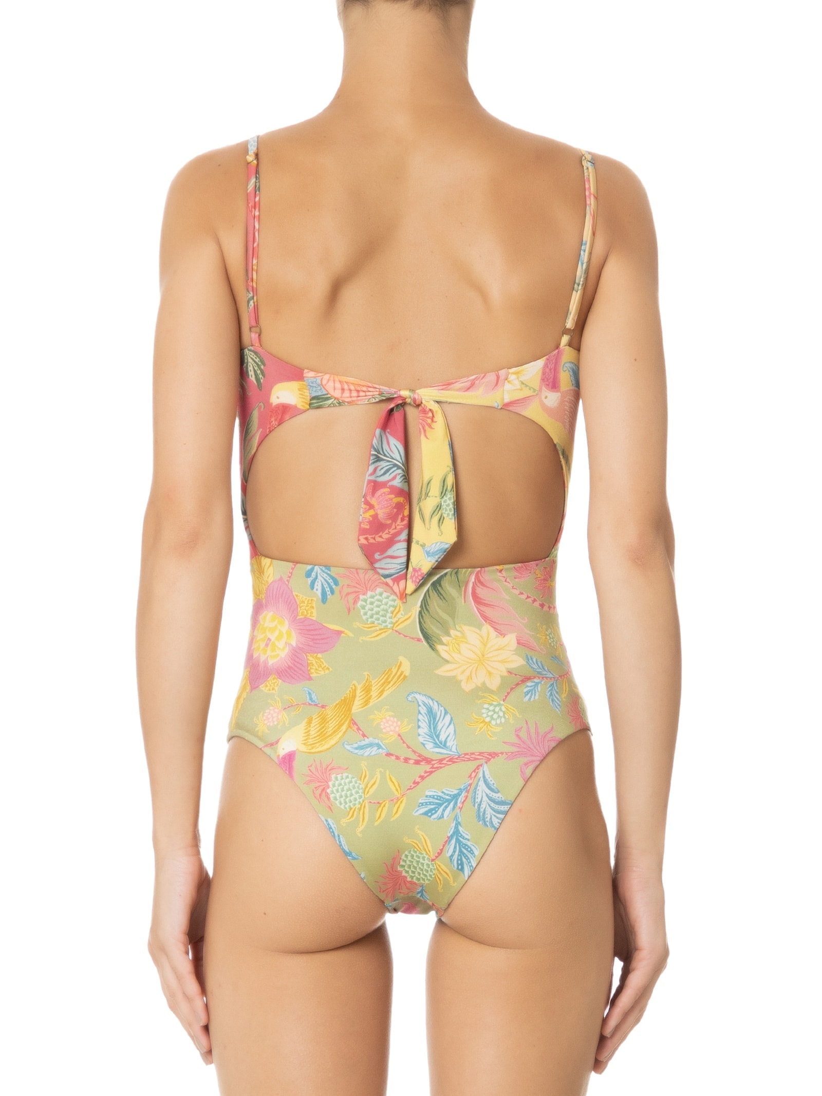 Maiô Patch Double Amalfi Amarelo Farm Praia