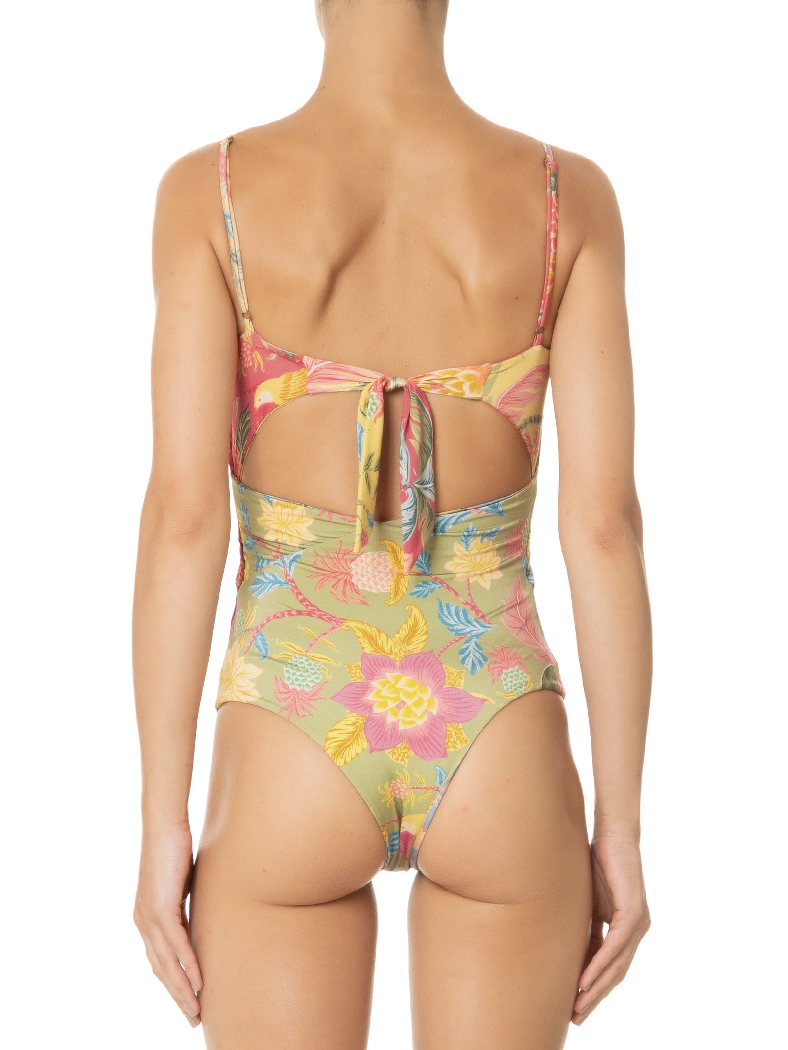 Maiô Patch Double Amalfi Amarelo Farm Praia