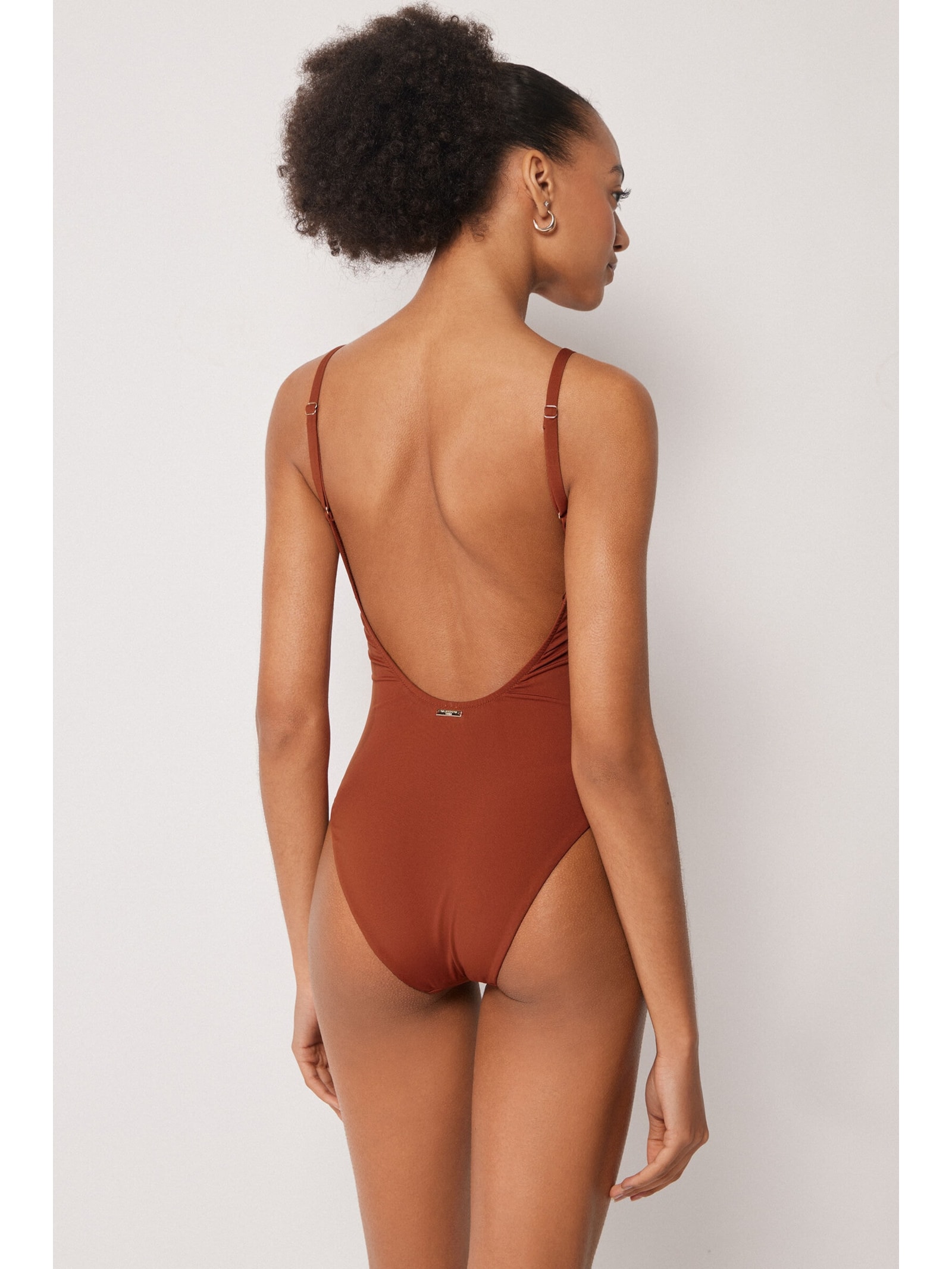 Maiô Premium Fit Marrom Calzedonia