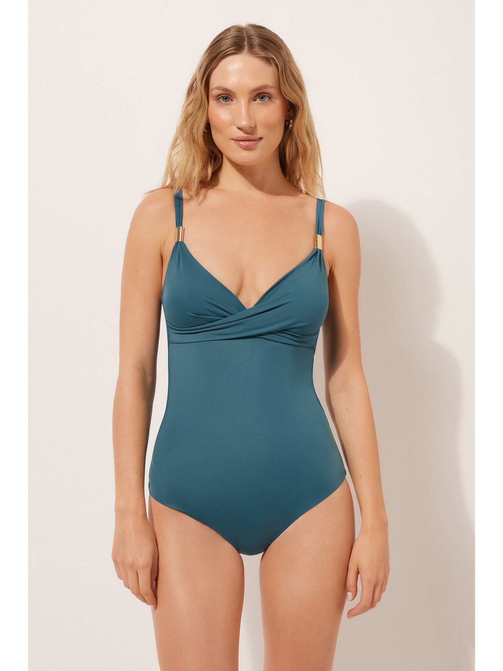 Maiô Scultura Azul Calzedonia