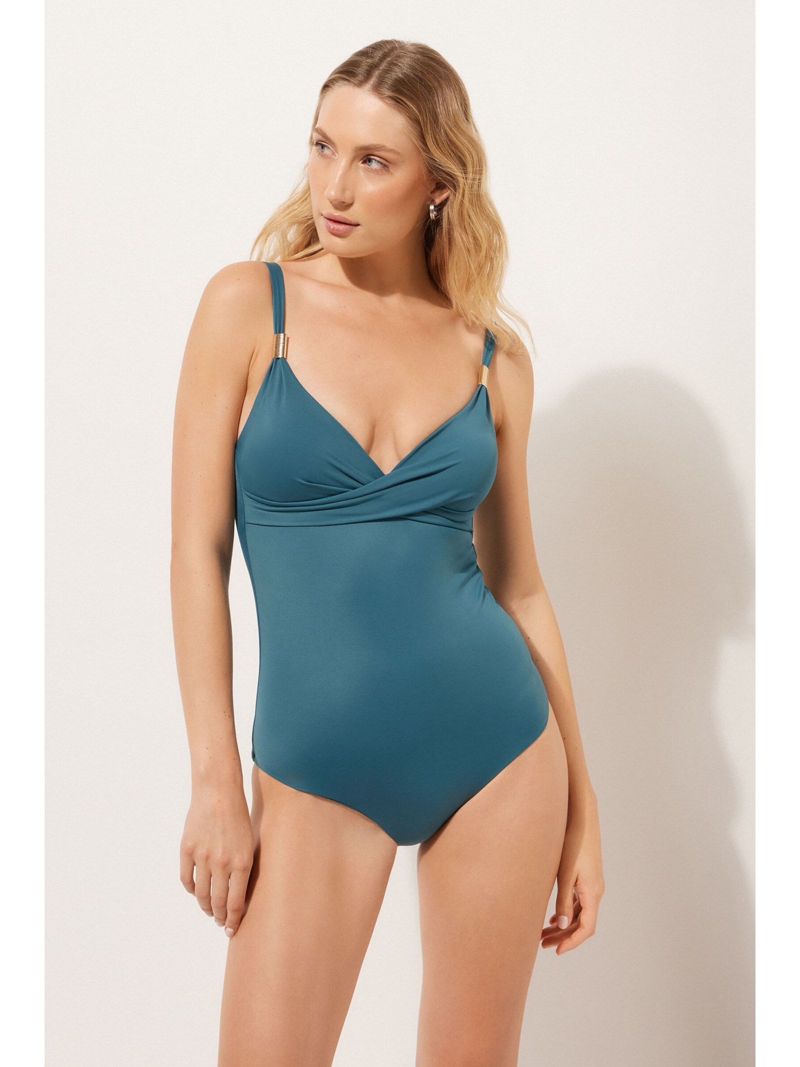 Maiô Scultura Azul Calzedonia