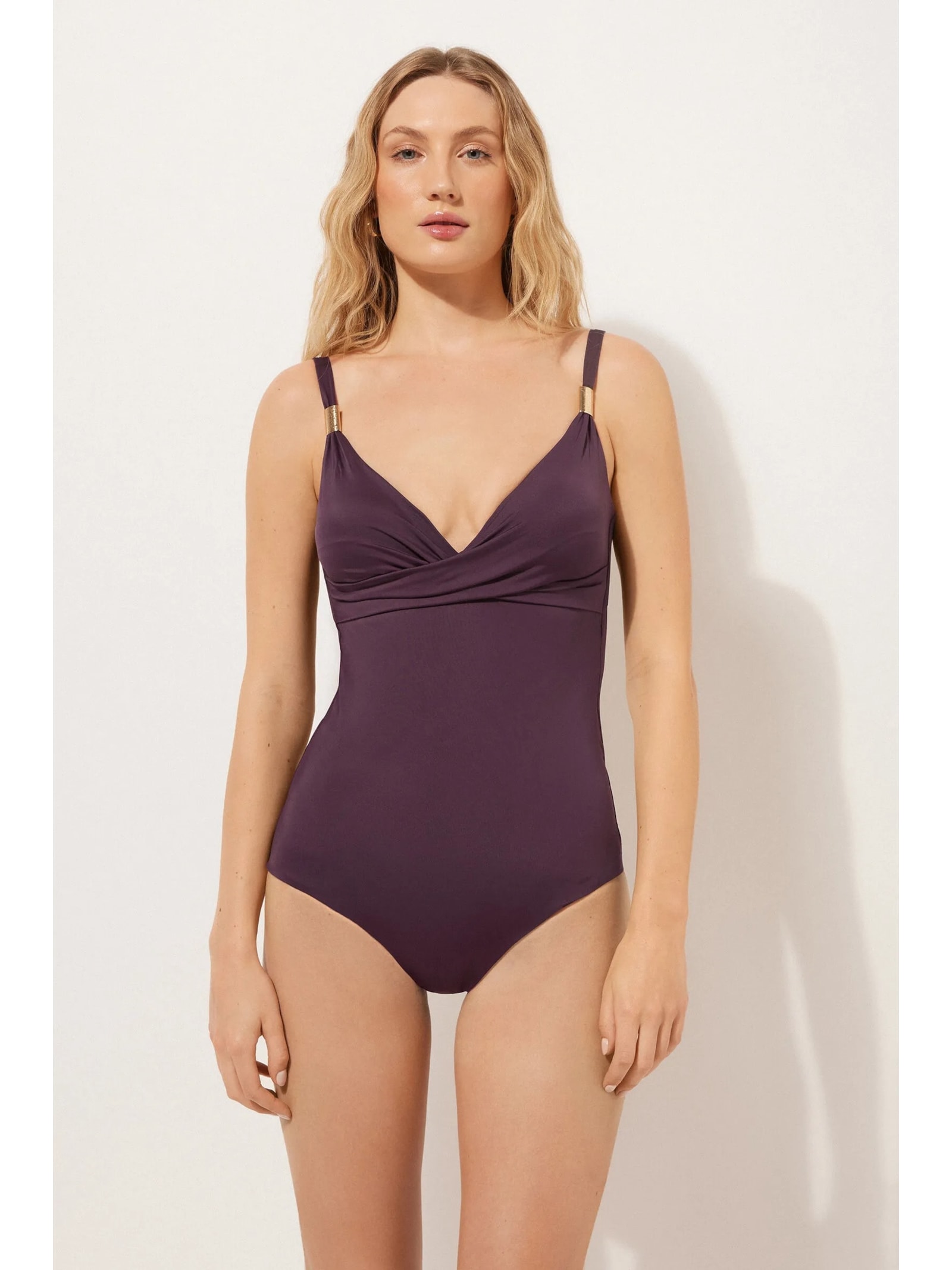 Maiô Scultura Roxo Calzedonia