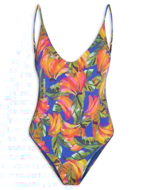 Maiô Sideboob Bananamix – Azul