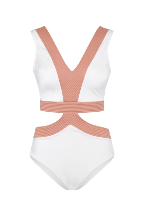 Maiô Silhueta Contour Off White