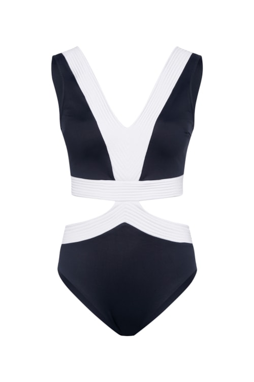 Maiô Silhueta Contour Preto