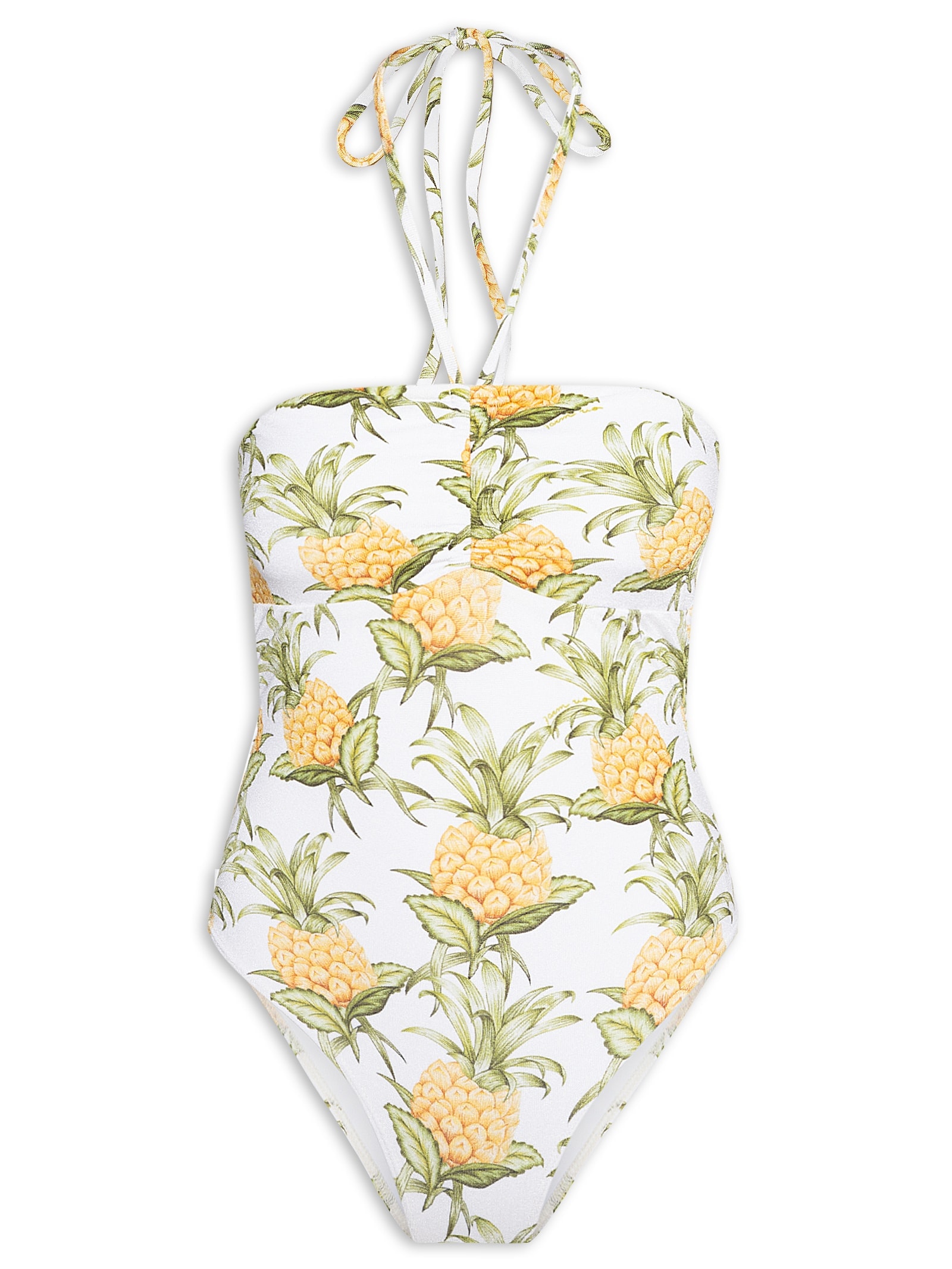 Maiô Suco De Abacaxi Branco Farm Praia