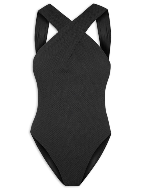 Maiô Transpassado Liso – Preto