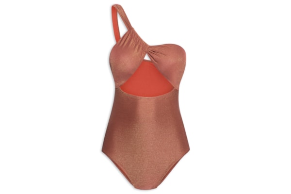 Maiô Um Ombro Só - Marrom