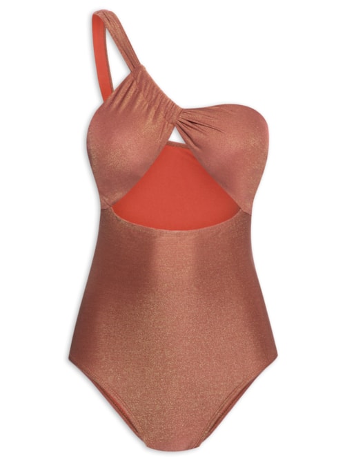 Maiô Um Ombro Só – Marrom