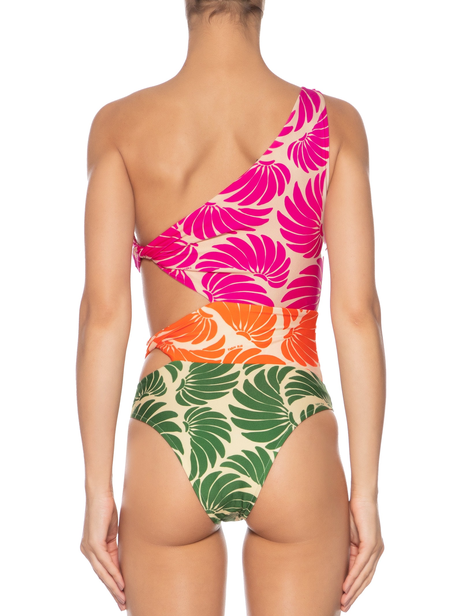 Maiô Voo De Banana Rosa Farm Praia