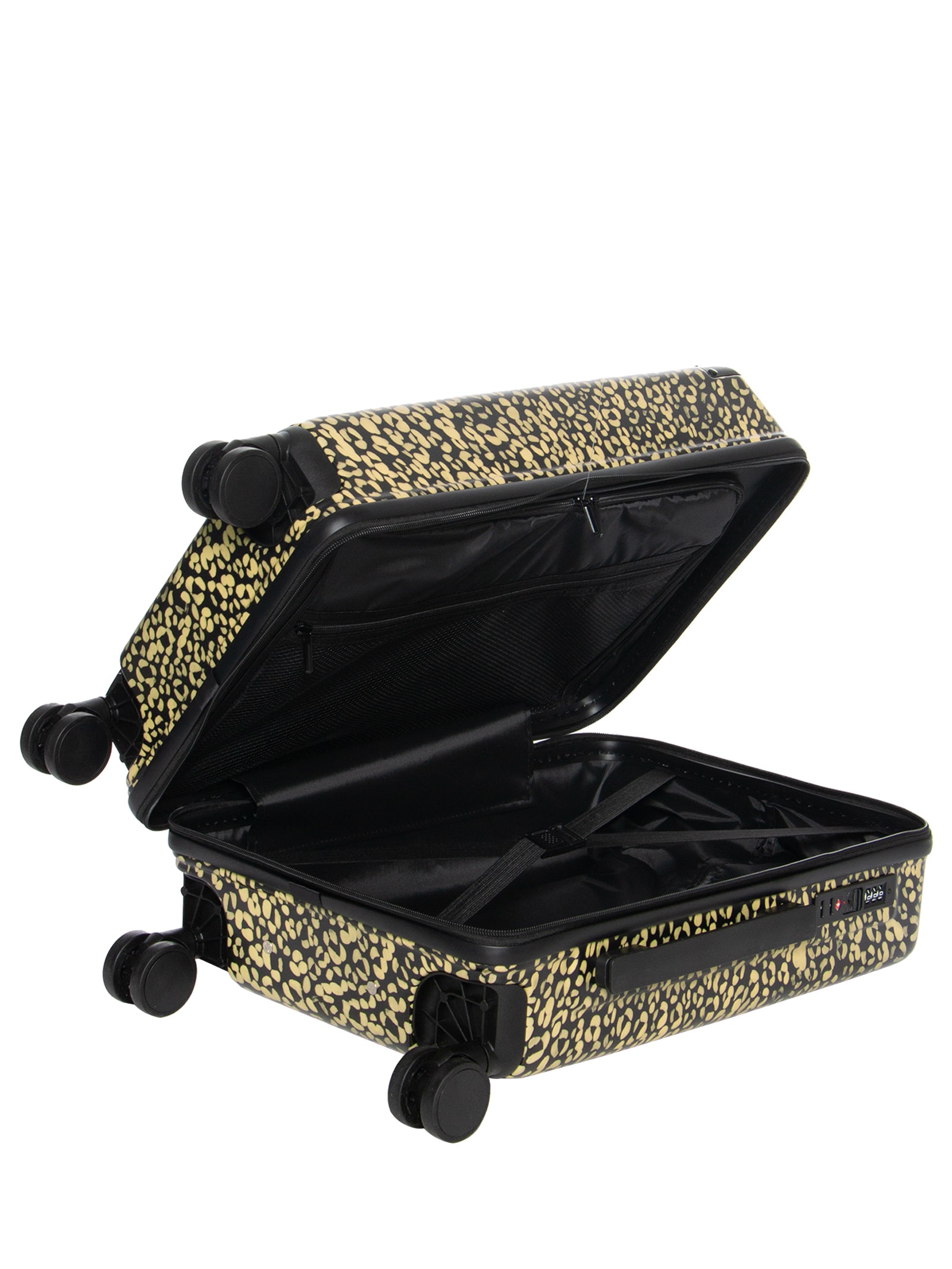 Mala De Bordo Onça Tinta Bege Animale