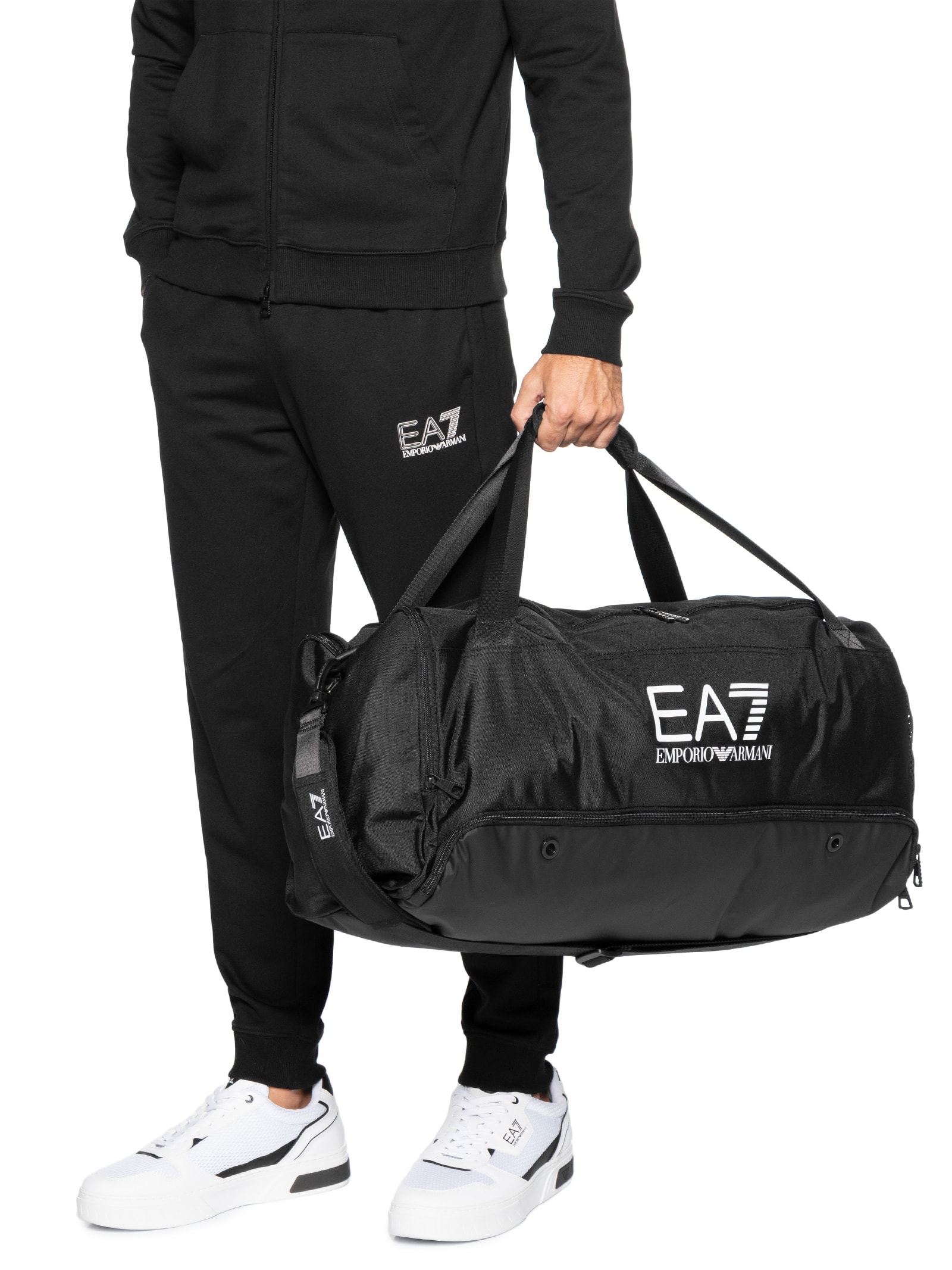 Mala De Mão Masculina Train Core Preto Ea7 Emporio Armani